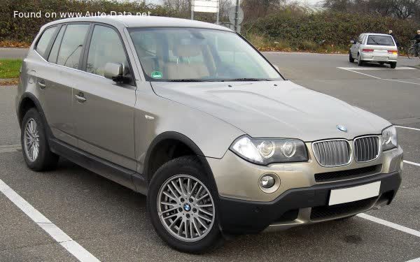 Full specifications and technical details 2008 BMW X3 (E83, facelift 2006) 30d (218 Hp) xDrive