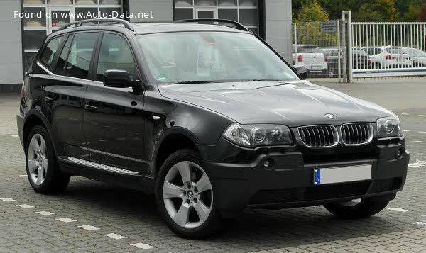 Spécifications complètes et détails techniques 2003 BMW X3 (E83) 2.5i (192 Hp) Steptronic
