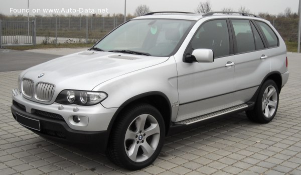 المواصفات والتفاصيل التقنية الكاملة 2003 BMW X5 (E53 LCI, facelift 2003) 3.0d (218 Hp)