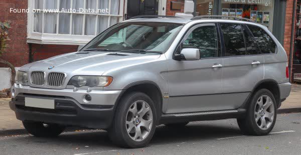 المواصفات والتفاصيل التقنية الكاملة 2000 BMW X5 (E53) 4.4i (286 Hp) Steptronic