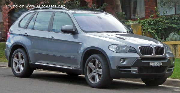 Full specifications and technical details 2007 BMW X5 (E70) 3.0d (235 Hp) DPF