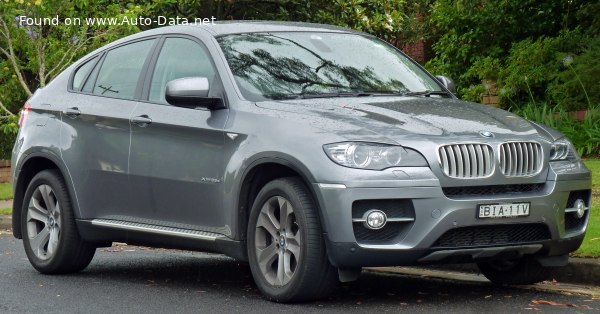 Full specifications and technical details 2010 BMW X6 (E71) 40d (306 Hp) xDrive Steptronic