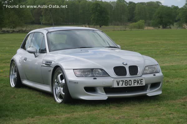 Spécifications complètes et détails techniques 1998 BMW Z3 M Coupe (E36/8) 3.2 (325 Hp)