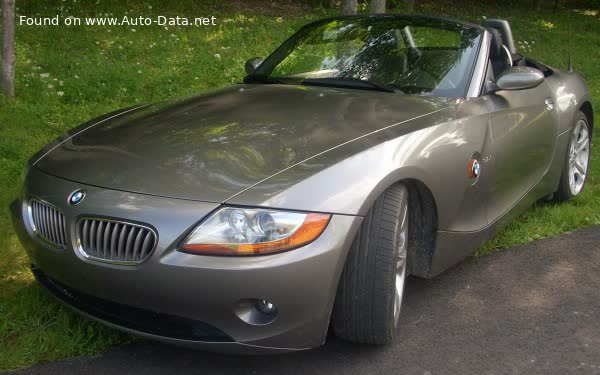 Full specifications and technical details 2002 BMW Z4 (E85) 2.5i (192 Hp)