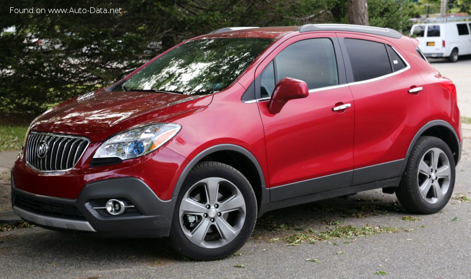 Full specifications and technical details 2012 Buick Encore I 1.4T (140 Hp) Automatic