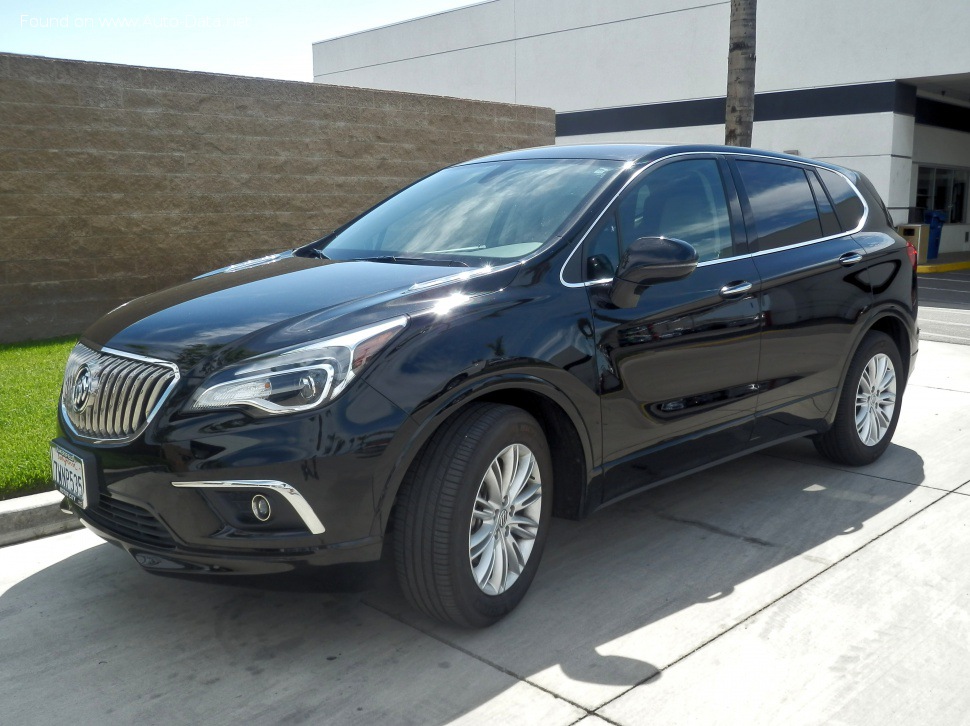 Full specifications and technical details 2015 Buick Envision I 2.0 (260 Hp) 4WD DSG