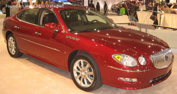 المواصفات والتفاصيل التقنية الكاملة 2008 Buick LaCrosse I (facelift 2008) Super 5.3i V8 16V (300 Hp) Automatic AFM