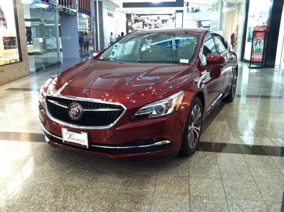 المواصفات والتفاصيل التقنية الكاملة 2018 Buick LaCrosse III 2.5 (194 Hp) eAssist Automatic