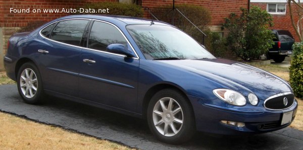 Full specifications and technical details 2004 Buick LaCrosse I 3.8 i V6 (200 Hp) Automatic