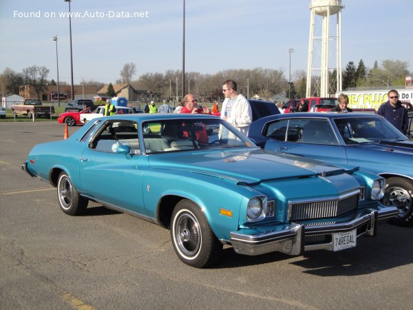 Vollständige Spezifikationen und technische Details 1973 Buick Regal I Coupe 5.7 V8 (177 Hp)