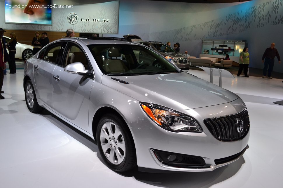 Full specifications and technical details 2014 Buick Regal V Sedan (facelift 2014) 2.4 (185 Hp) Automatic