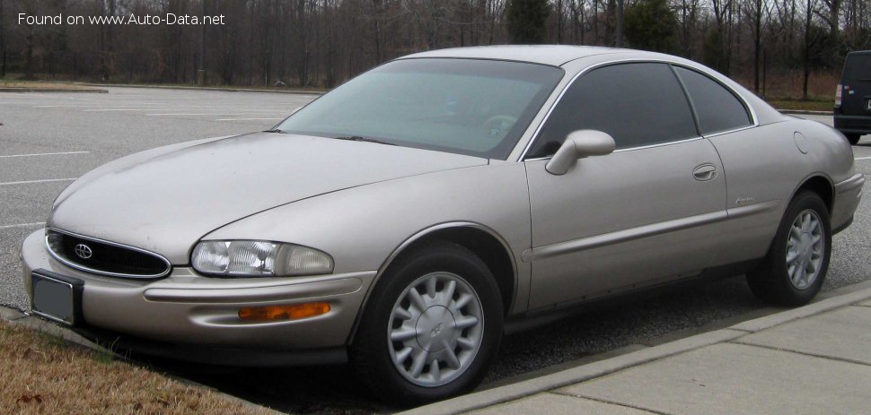 المواصفات والتفاصيل التقنية الكاملة 1998 Buick Riviera 3.8 i V6 Supercharged (243 Hp)