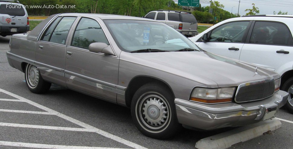 Full specifications and technical details 1991 Buick Roadmaster 5.7 i V8 (264 Hp)