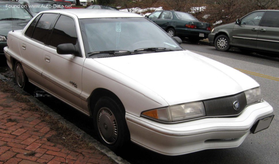 المواصفات والتفاصيل التقنية الكاملة 1996 Buick Skylark 3.1 i V6 (158 Hp)