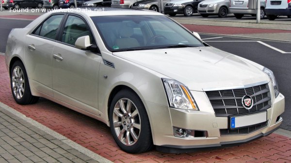 Full specifications and technical details 2008 Cadillac CTS II 3.0 V6 (273 Hp)