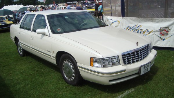 المواصفات والتفاصيل التقنية الكاملة 1994 Cadillac DeVille 4.6 i V8 24V Concours (273 Hp)