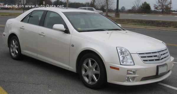 Full specifications and technical details 2004 Cadillac STS 3.6 i V6 (258 Hp) AWD Automatic