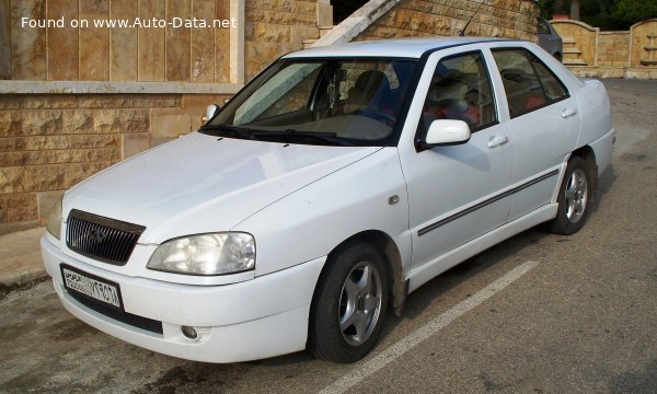 المواصفات والتفاصيل التقنية الكاملة 2003 Chery Amulet (A15) 1.6 i (94 Hp)