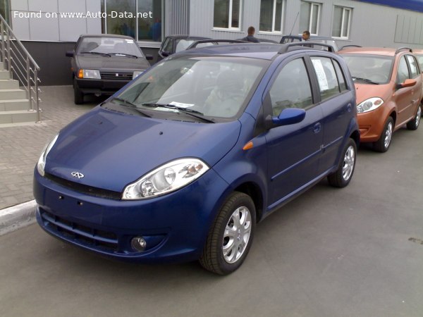 Full specifications and technical details 2006 Chery Kimo (A1) 1.3i (83 Hp)