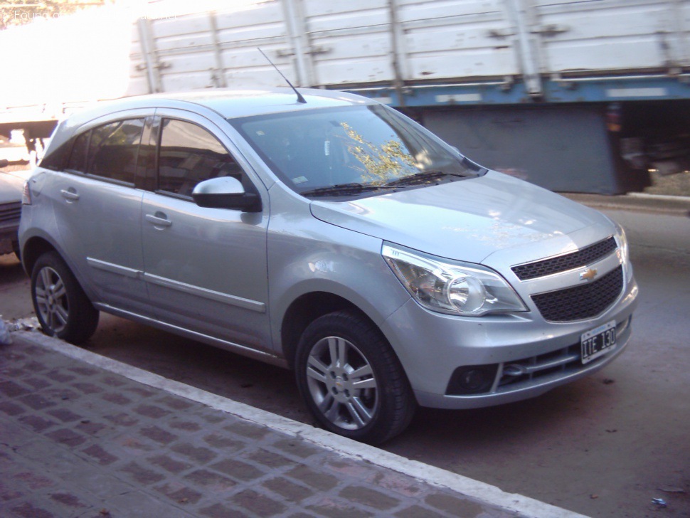 المواصفات والتفاصيل التقنية الكاملة 2009 Chevrolet Agile 1.4 Econo.Flex (97 Hp)