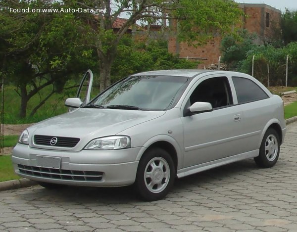 Full specifications and technical details 1998 Chevrolet Astra 2.0 i 16V (128 Hp)