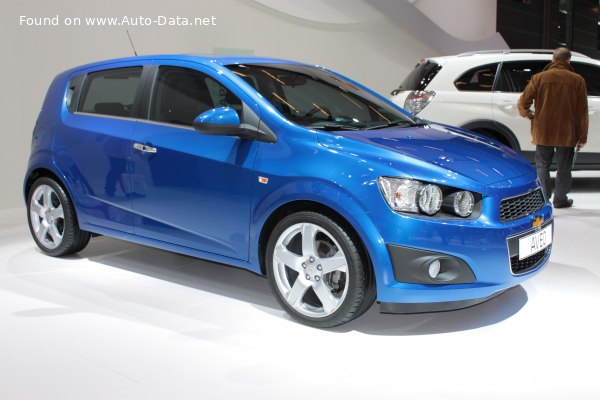 Full specifications and technical details 2012 Chevrolet Aveo II Hatchback 1.3D (75 Hp)