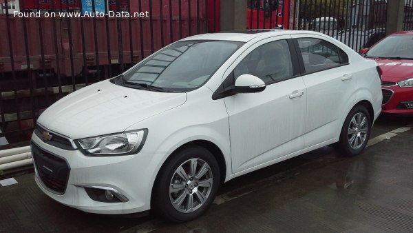 المواصفات والتفاصيل التقنية الكاملة 2015 Chevrolet Aveo II Sedan (facelift 2015) 1.6 (103 Hp)