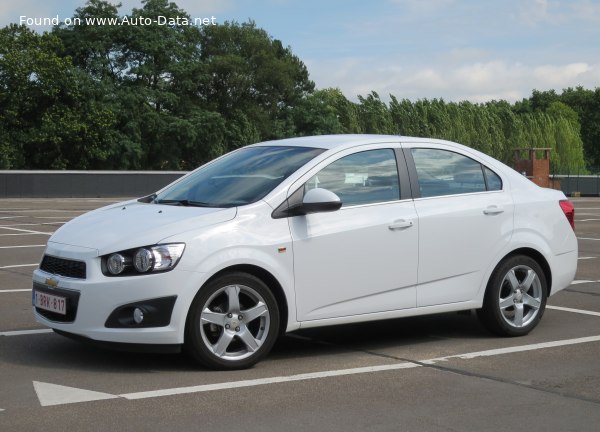 Full specifications and technical details 2011 Chevrolet Aveo II Sedan 1.6 16V (115 Hp)