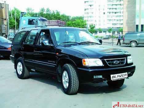 Vollständige Spezifikationen und technische Details 1994 Chevrolet Blazer II 4.3 i V6 CPI (5 dr) (193 Hp) Automatic