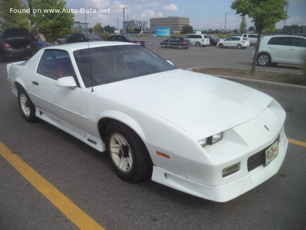 Full specifications and technical details 1991 Chevrolet Camaro III (facelift 1991) RS 3.1 V6 MFI (140 Hp)