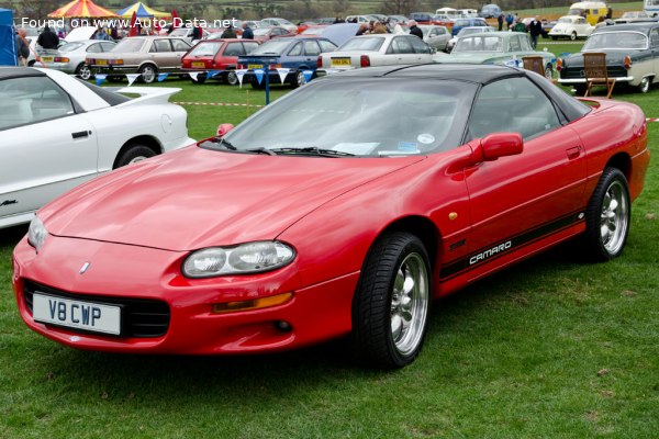 Full specifications and technical details 2001 Chevrolet Camaro IV (facelift 1998) SS 5.7 i V8 (325 Hp)