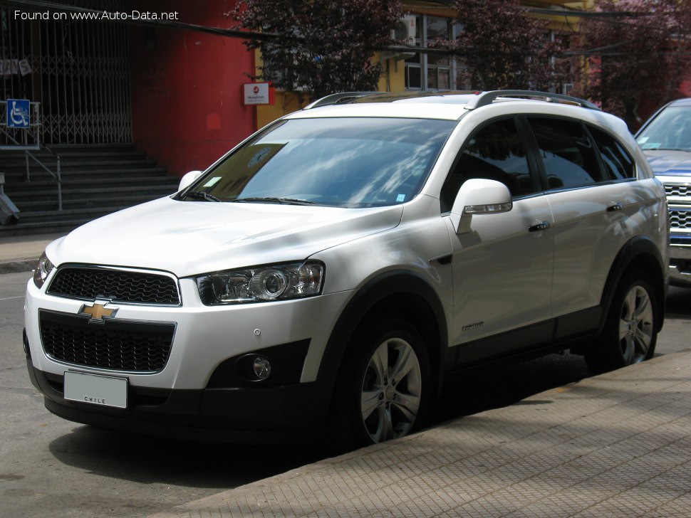 المواصفات والتفاصيل التقنية الكاملة 2013 Chevrolet Captiva I (facelift 2013) Sport 2.4 (182 Hp) Automatic