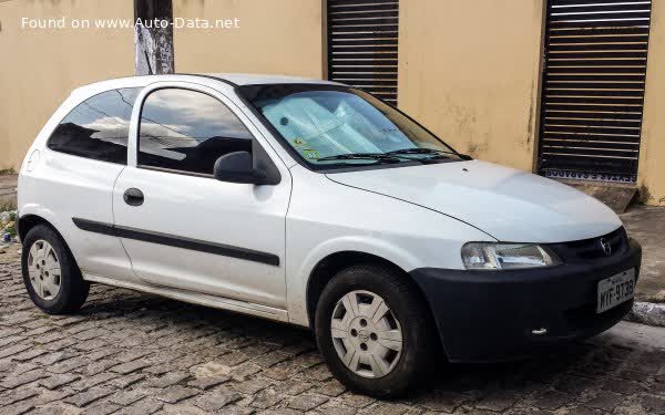 Full specifications and technical details 2000 Chevrolet Celta 1.0 i 16V (60 Hp)