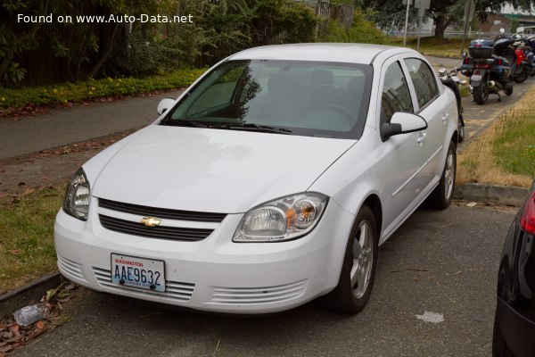 Full specifications and technical details 2006 Chevrolet Cobalt 2.4 i 16V SS (174 Hp)