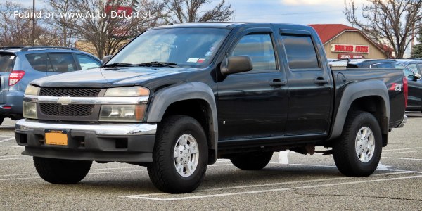 المواصفات والتفاصيل التقنية الكاملة 2007 Chevrolet Colorado I 2.9 i (185 Hp) 4WD