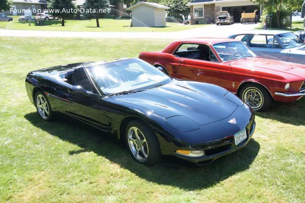 المواصفات والتفاصيل التقنية الكاملة 2001 Chevrolet Corvette Convertible (C5) 5.7 i V8 16V (355 Hp) Automatic