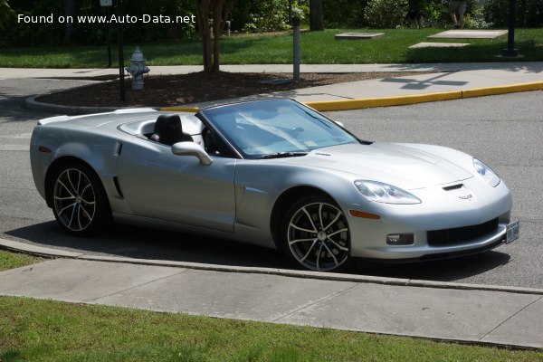 المواصفات والتفاصيل التقنية الكاملة 2004 Chevrolet Corvette Convertible (C6) 6.0 i V8 (405 Hp) Automatic