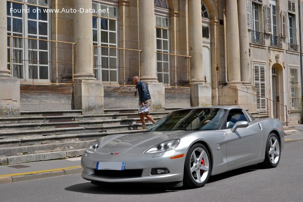 Full specifications and technical details 2004 Chevrolet Corvette Coupe (C6) 6.0 i V8 (405 Hp)