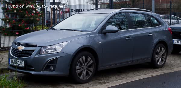 Vollständige Spezifikationen und technische Details 2013 Chevrolet Cruze Combi (facelift 2013) 1.4 (100 Hp)