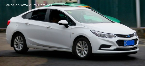 المواصفات والتفاصيل التقنية الكاملة 2016 Chevrolet Cruze Sedan II 1.4 (155 Hp) Automatic