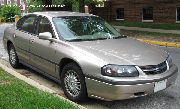 Full specifications and technical details 2004 Chevrolet Impala VIII (W) 3.8 i V6 SS (243 Hp)