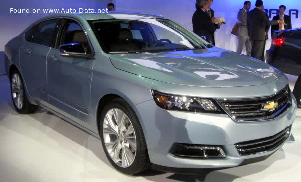 Full specifications and technical details 2013 Chevrolet Impala X 3.6 V6 (305 Hp) Automatic