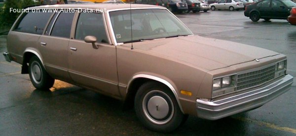 Full specifications and technical details 1981 Chevrolet Malibu IV Wagon (facelift 1981) 4.3 d V6 (85 Hp) Automatic