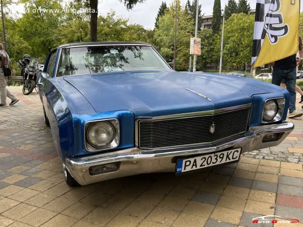 المواصفات والتفاصيل التقنية الكاملة 1972 Chevrolet Monte Carlo I 6.6 V8 Turbo-Jet (240 Hp) Hydra-matic