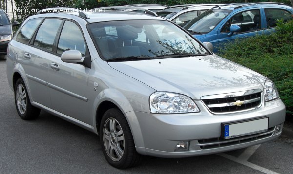 Full specifications and technical details 2005 Chevrolet Nubira Station Wagon 1.8 i 16V (122 Hp)