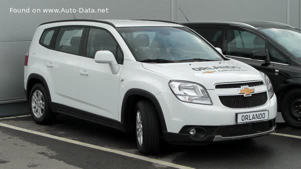Vollständige Spezifikationen und technische Details 2011 Chevrolet Orlando I 2.0 TD (131 Hp)