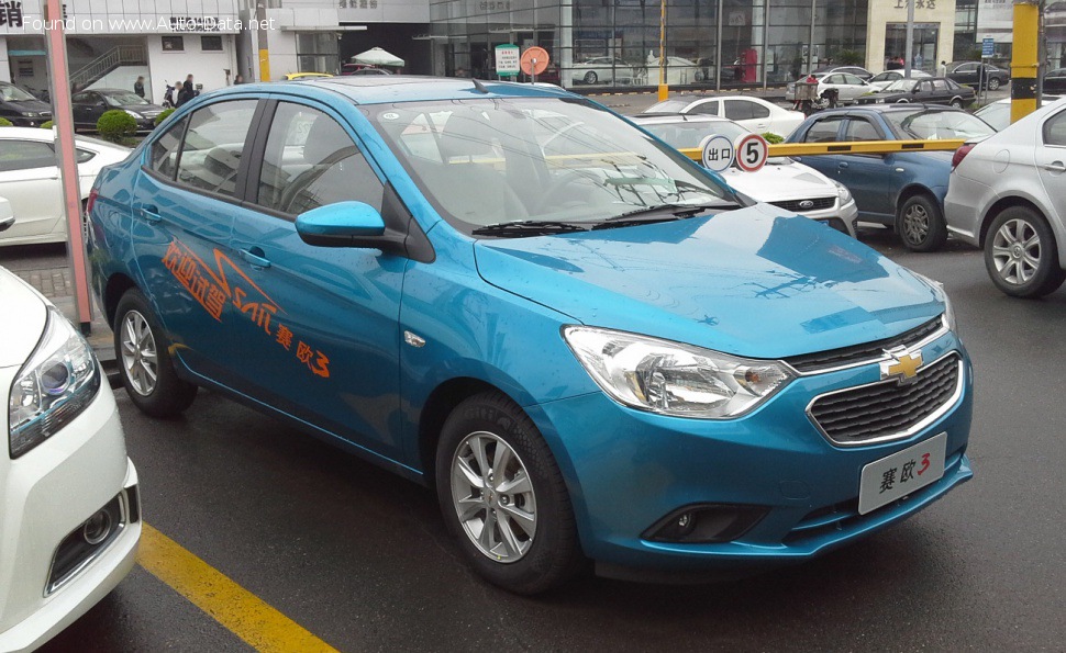 المواصفات والتفاصيل التقنية الكاملة 2014 Chevrolet Sail III 1.5 (113 Hp)