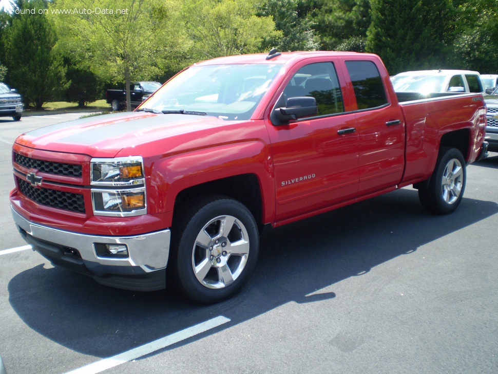 Full specifications and technical details 2013 Chevrolet Silverado 1500 III Double Cab 4.3 V6 EcoTec3 (285 Hp) 4WD Automatic