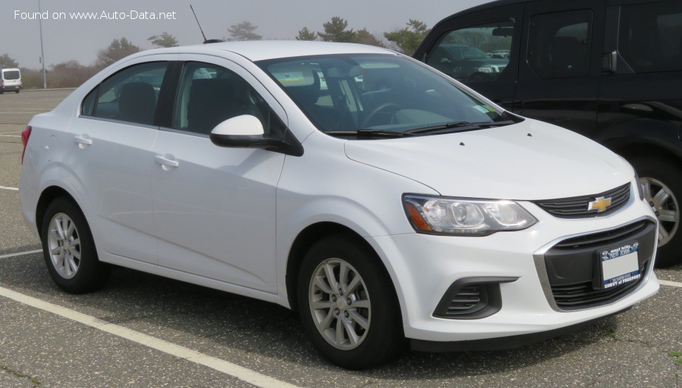 المواصفات والتفاصيل التقنية الكاملة 2016 Chevrolet Sonic I Sedan (facelift 2016) 1.4 Ecotec (138 Hp) Automatic