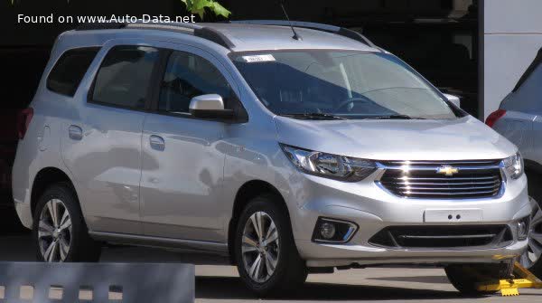 Full specifications and technical details 2018 Chevrolet Spin (facelift 2018) 1.8i (105 Hp)